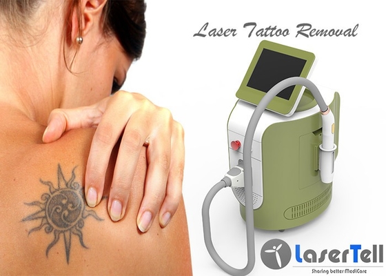 Quick ND Yag Laser Tattoo Removal Machine Tattoo Eraser Machine 1 - 10Hz Frequency