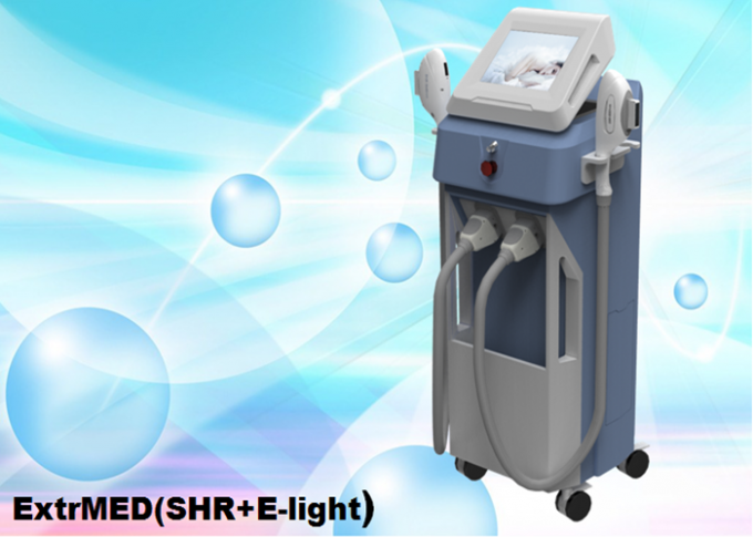 Машина 3500W вертикальное 2Handles ExtrMED удаления волос SHR (SHR+E-light)
